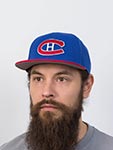 Бейсболка AMERICAN NEEDLE арт. 21006A-MOC Montreal Canadiens Archive 400 NHL (синий / красный)